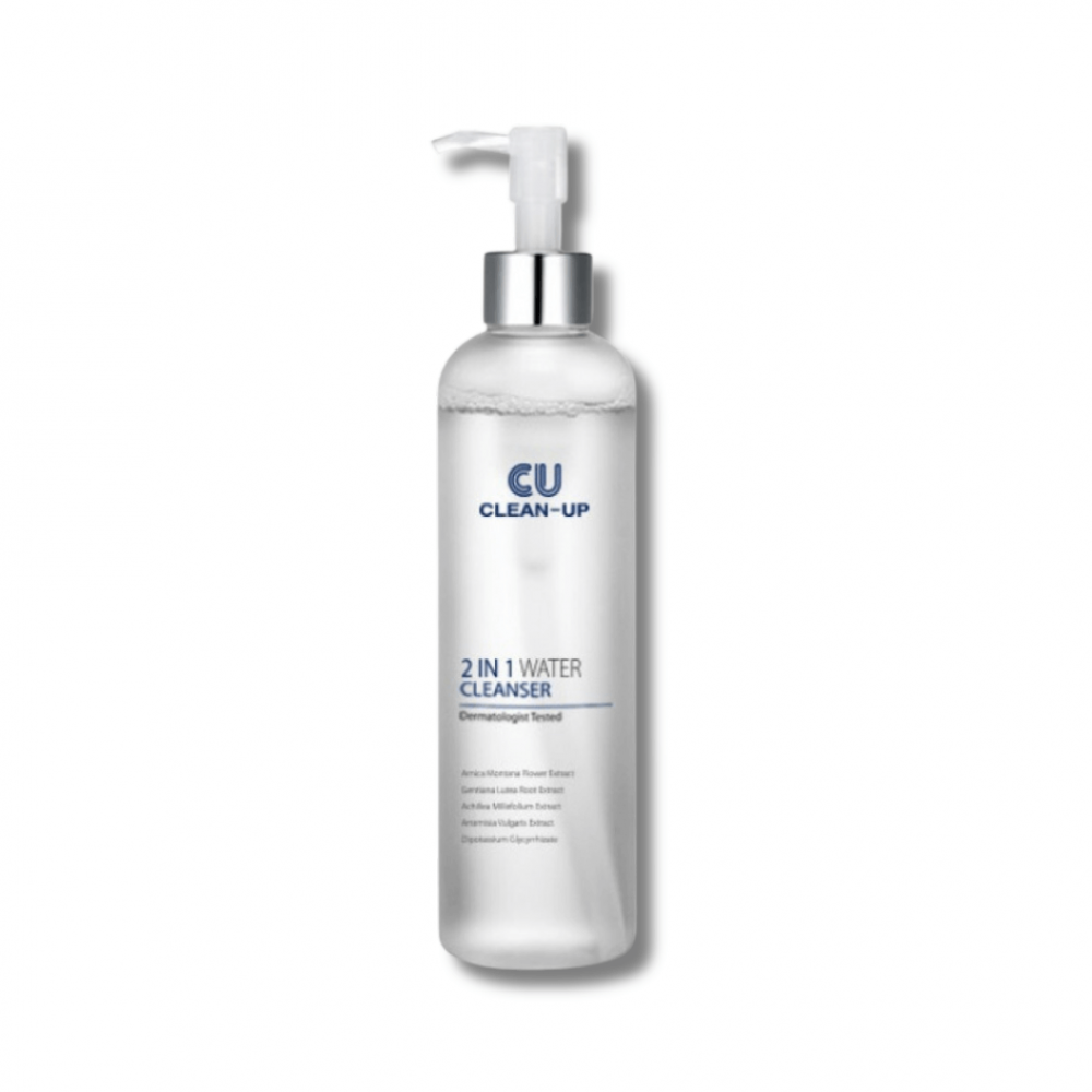 Очищаюча вода для зняття макіяжу 2 в 1 - Cuskin Clean Up Water Cleanser - Фото 1