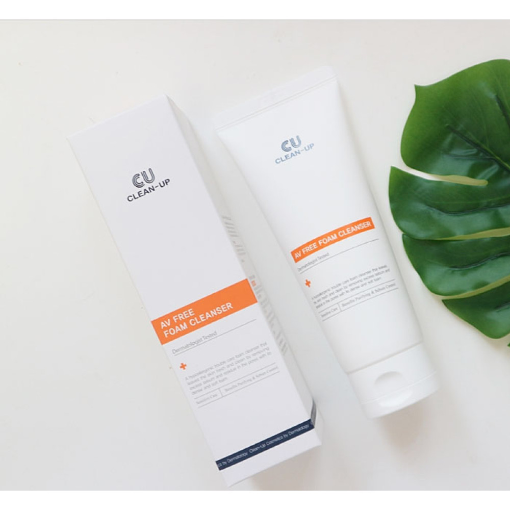 Пенка для умывания - Cuskin Clean-Up AV Free Clean Foam Cleanser фото 2