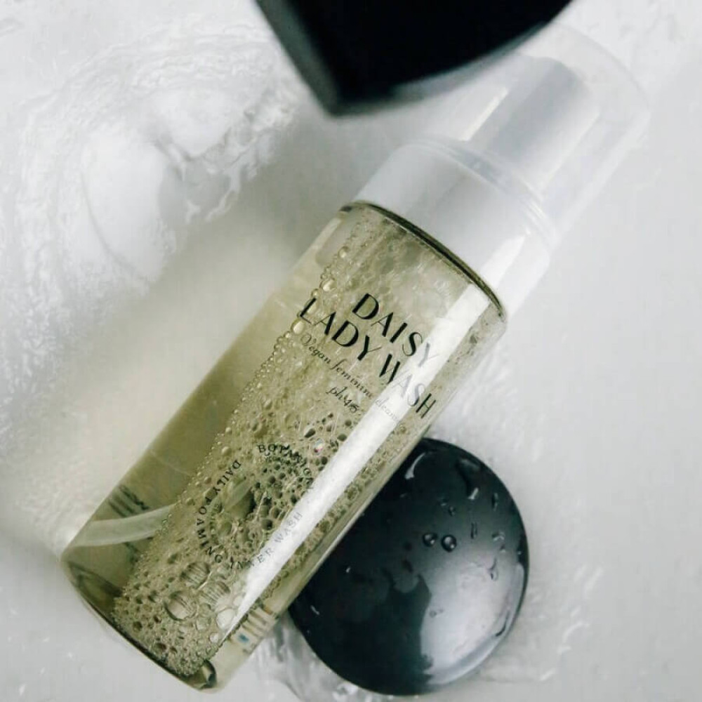 Веганська пінка для інтимної гігієни з запасним блоком - CUskin DR.Solution Daisy Lady Wash 150 мл+150 мл фото 4
