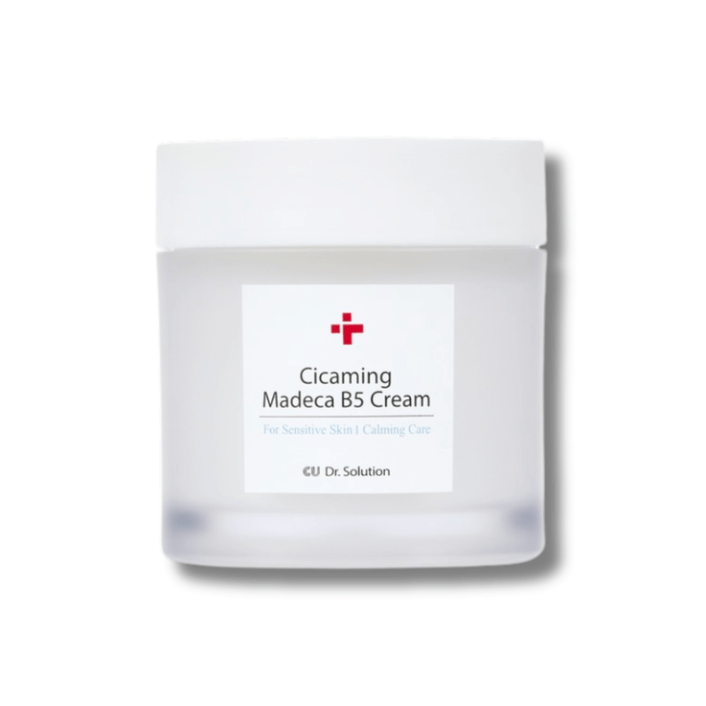 Заспокійливий крем із центелою та пантенолом - Cuskin Dr. Solution Cicaming B5 Madeca Cream - Фото 1