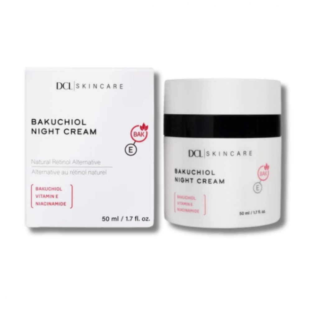 Нічний крем для обличчя - DCL Bakuchiol Night Cream - Фото 1