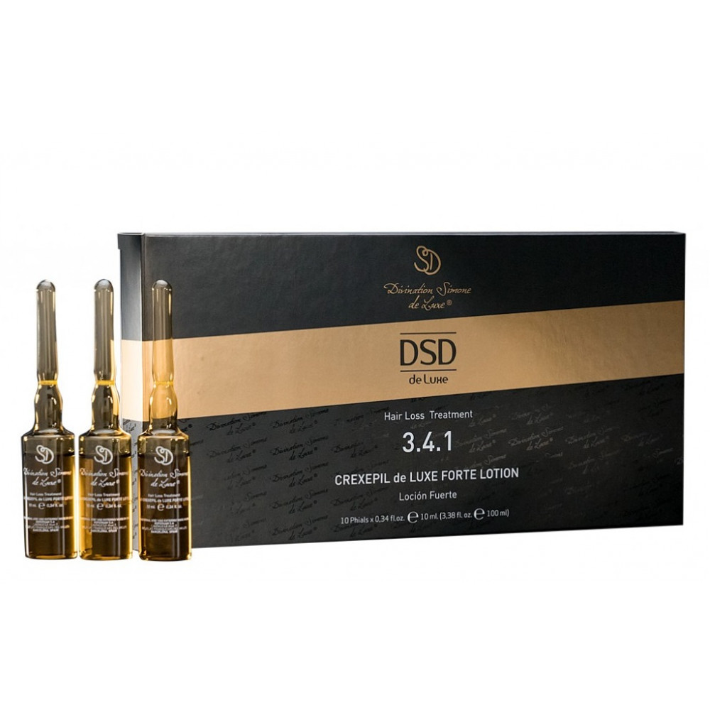 Ампули для зниження випадання та стимуляції росту волосся - DSD de Luxe Hair Loss Treatment 3.4.1 Crexepil Forte Lotion - Фото 1