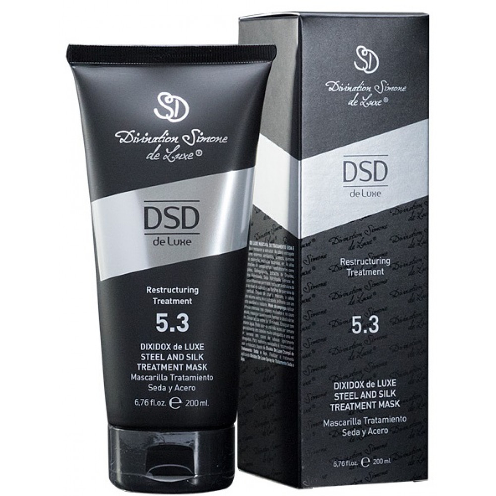 Відновлююча маска "Сталь і шовк" - DSD de Luxe Restructuring 5.3 Steel and Silk Treatment Mask - Фото 1