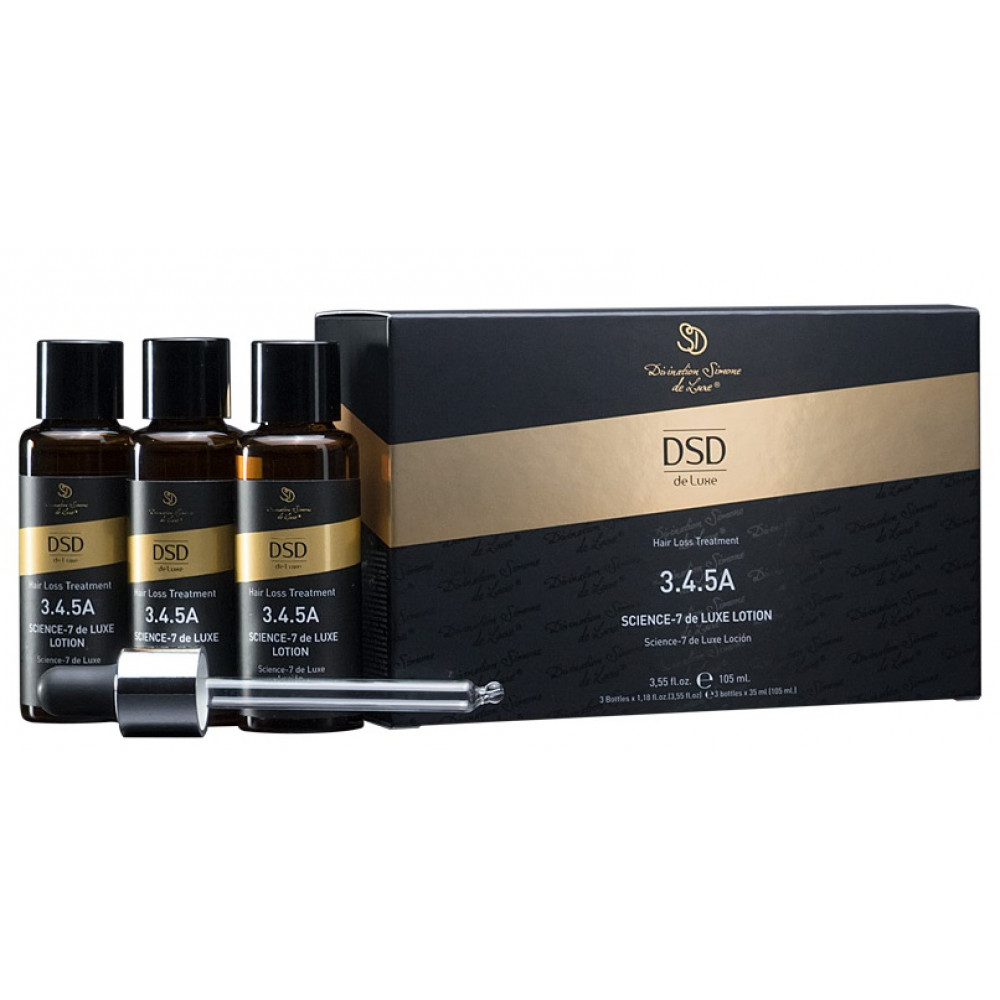 Лосьйон для лікування випадіння волосся та алопеції - DSD de Luxe 3.4.5A Science-7 Lotion - Фото 1