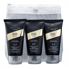 Тревел-набір для відновлення волосся - DSD de Luxe Restructuring and Hair Loss Treatment Travel Set