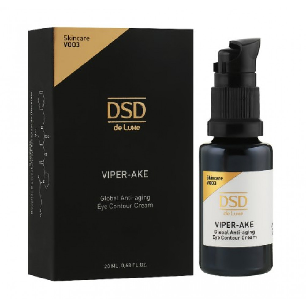 Антивозрастной крем для зоны вокруг глаз - DSD De Luxe Viper-Ake Global Anti-aging Eye Contour Cream - Фото 1