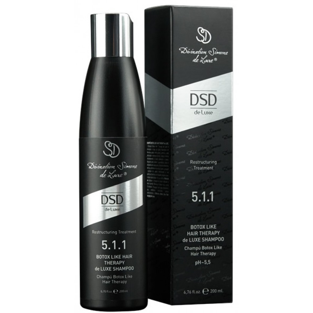 Шампунь для волосся - DSD de Luxe 5.1.1 Botox Hair Therapy Shampoo - Фото 1