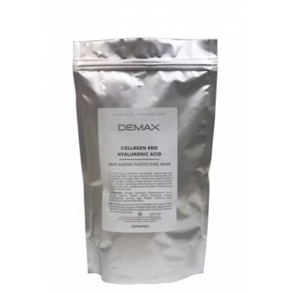 Пластифікуюча альгінатна антивікова маска - Demax Collagen And Hyaluronic Acid