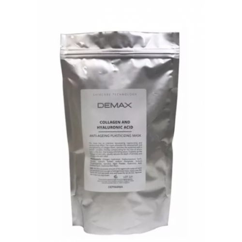 Пластифікуюча альгінатна антивікова маска - Demax Collagen And Hyaluronic Acid фото