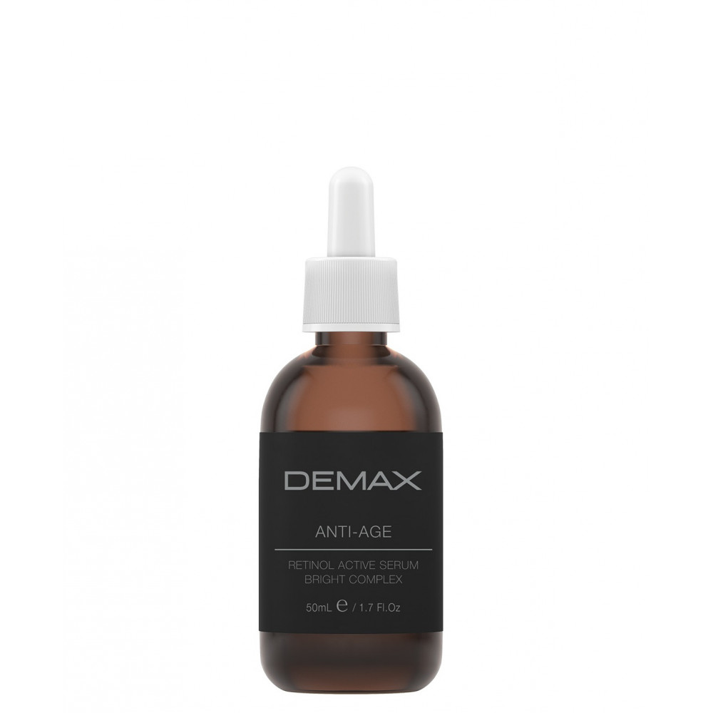 Ретинолова сироватка для шкіри навколо очей - Demax Retinol Active Serum Bright Complex - Фото 1