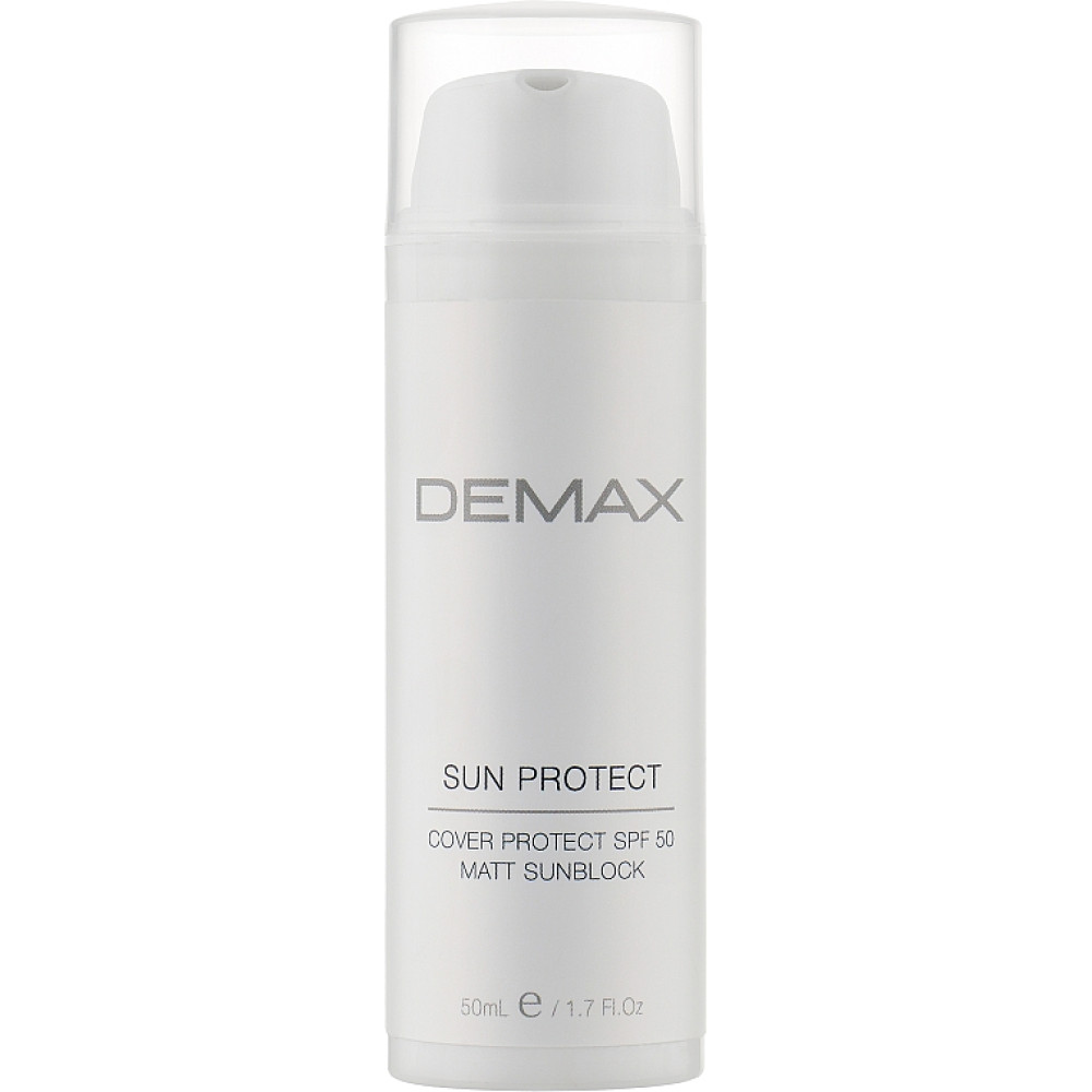 Захисний матуючий санблок SPF 50 - Demax Protect Cover Protect SPF 50 Matt Sunblock фото 2