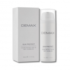 Защитный матирующий санблок SPF 50 - Demax Sun Protect Cover Protect SPF 50 Matt Sunblock