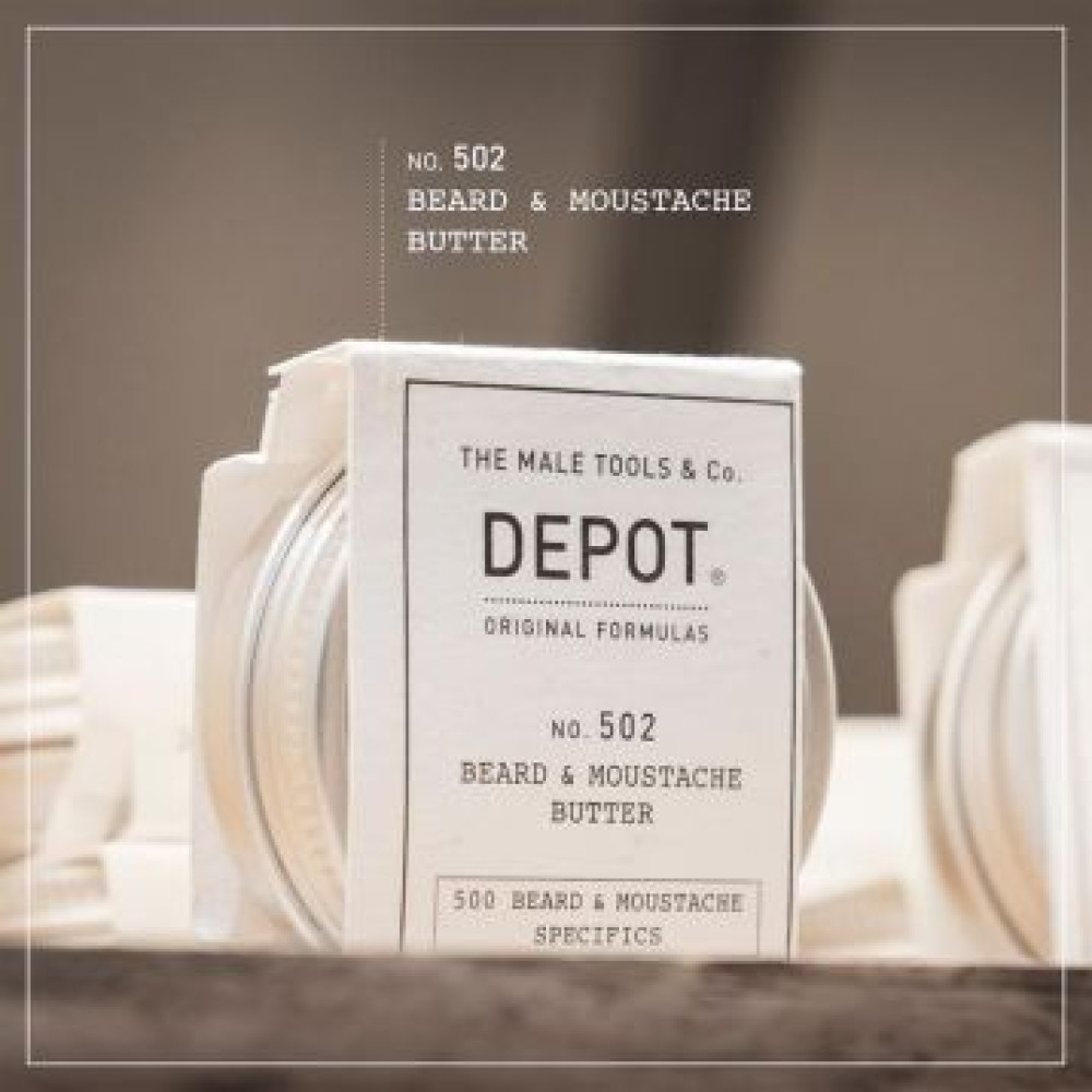 Масло для бороды и усов - Depot 502 Beard & Mustache Butter фото 2