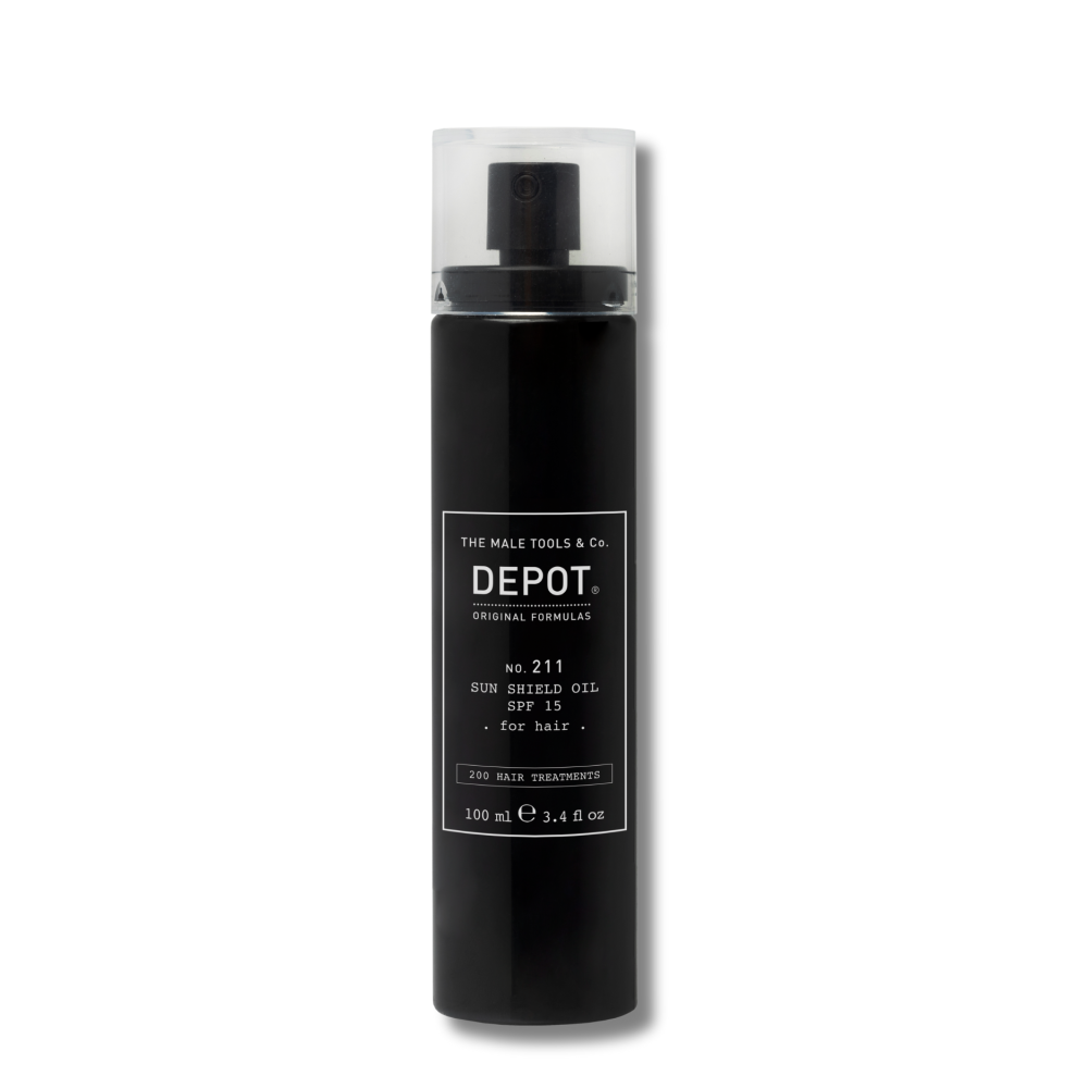 Сонцезахисна олія для волосся SPF 15 - Depot No.211 Sun Shield Oil Spf 15 for hair - Фото 1