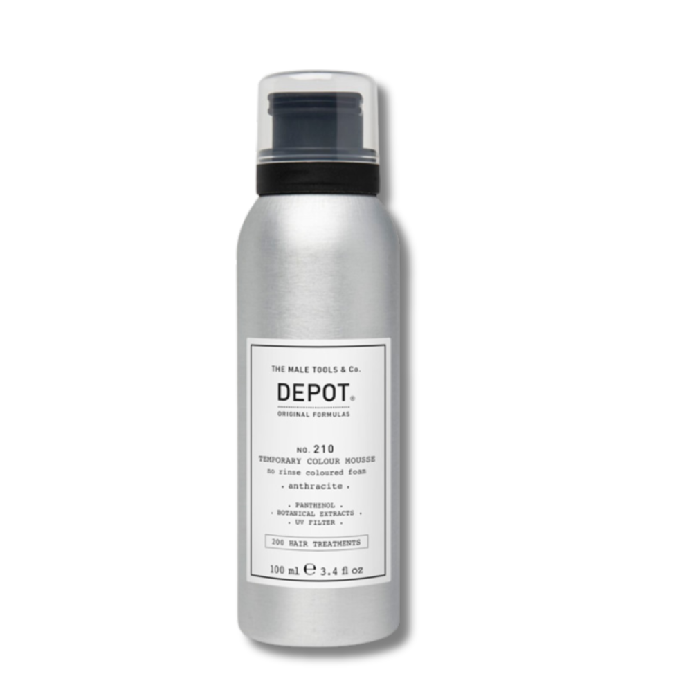 Мус для волосся - Depot No.210 Temporary Colour Mousse Anthracite - Фото 1