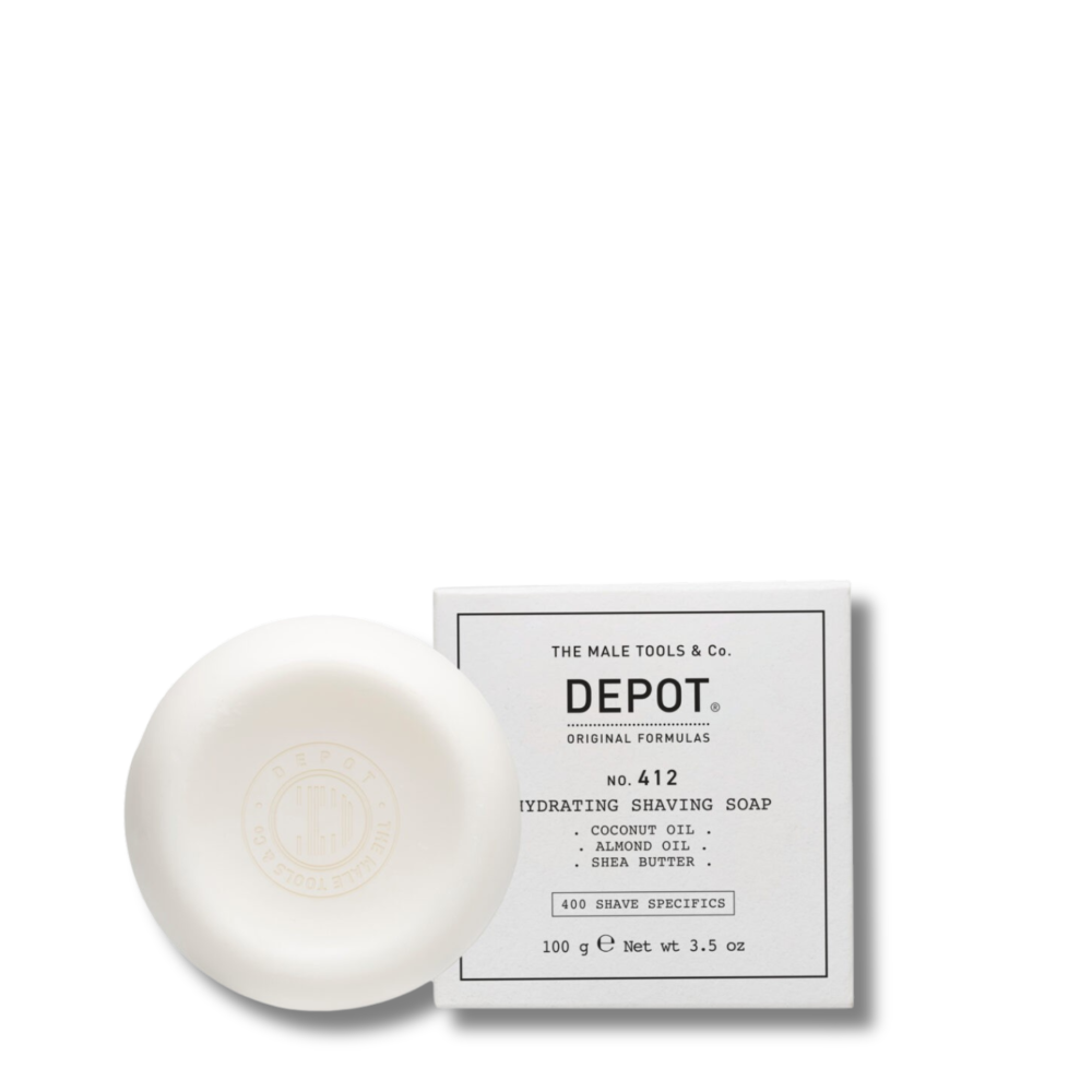 Зволожуюче мило для гоління - Depot No.412 Hydrating Shaving Soap  - Фото 1