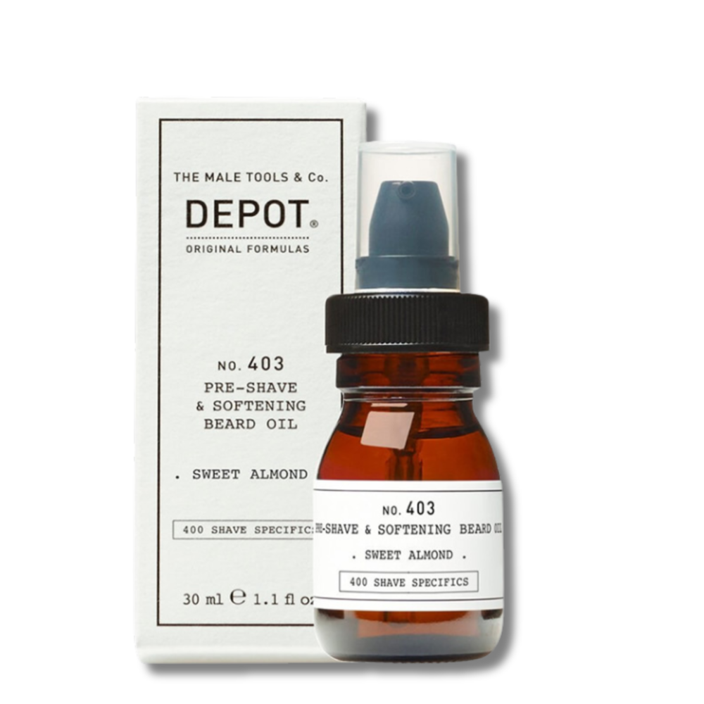 Олія для пом'якшення бороди - Depot No. 403 Pre-Shave & Softening Beard Oil - Фото 1