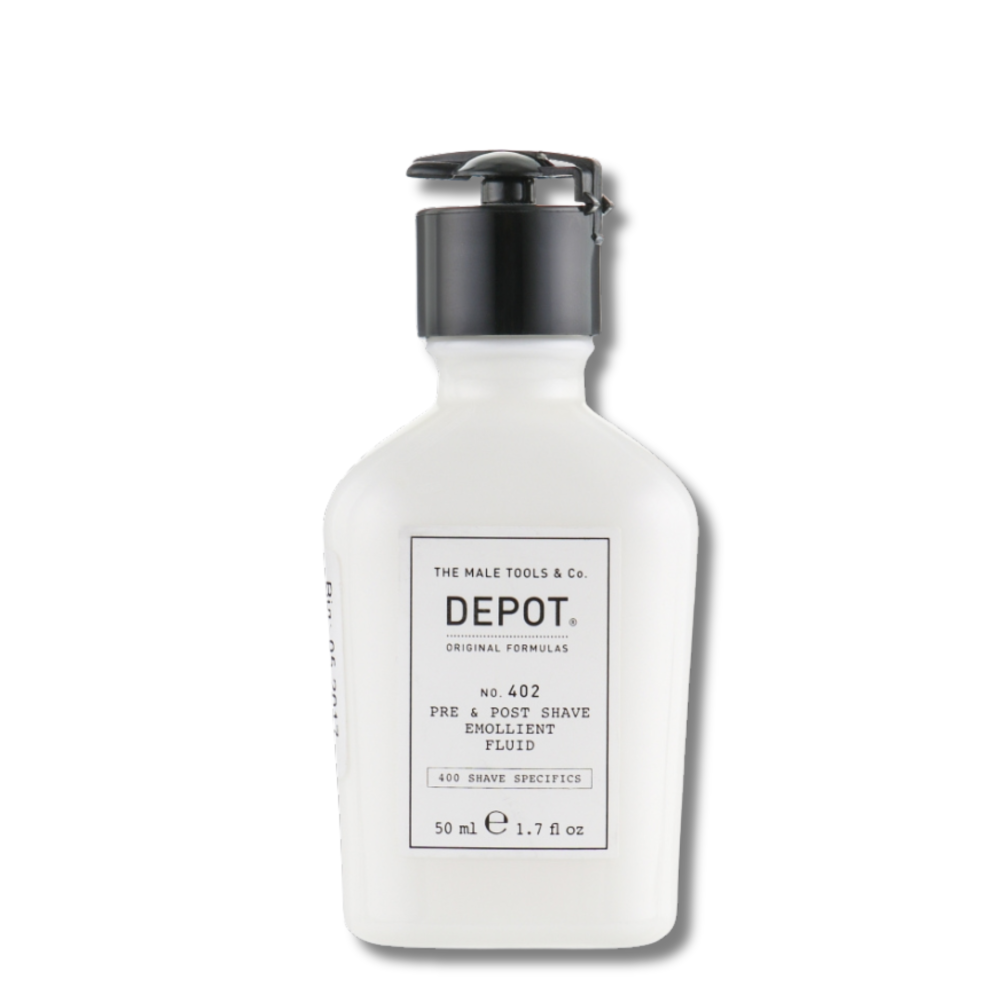 Пом'якшуючий флюїд до і після гоління - Depot 402 Pre & Post Shave Emollient Fluid - Фото 1