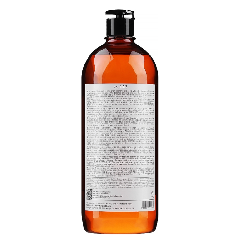 Шампунь против перхоти для жирных волос - Depot Hair Cleansings 102 Anti-Dandruff & Sebum Control Shampoo фото 3
