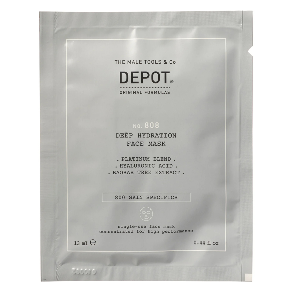 Зволожувальна й відновлювальна маска для обличчя й шиї - Depot No.808 Deep Hydration Face Mask фото 2