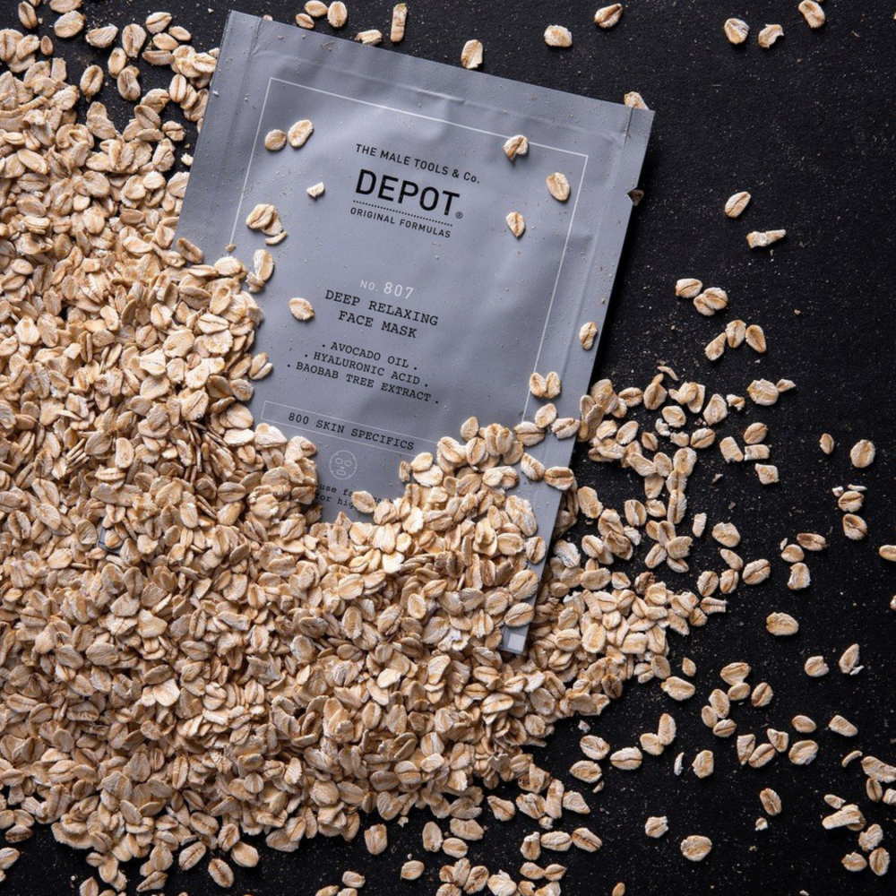 Живильна маска для обличчя й шиї - Depot No.807 Deep Relaxing Face Mask фото 3