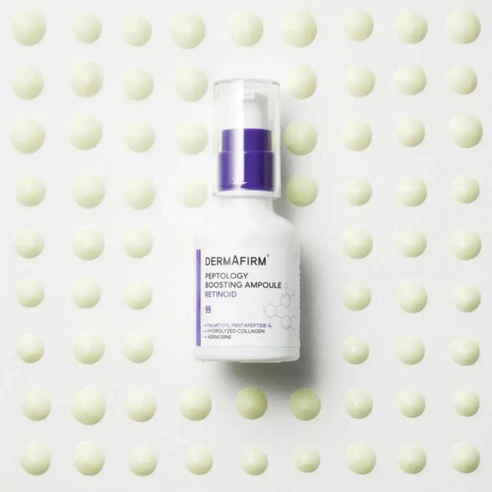 Сироватка бустер з ретинолом та пептидами - DermAfirm Peptology Boosting Ampoule Retinoid фото 3