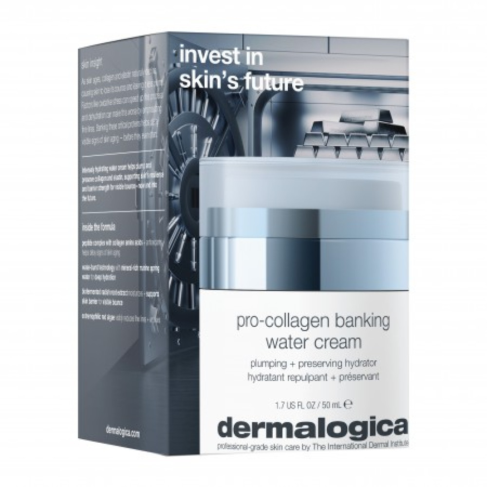 Увлажняющий крем с коллагеном для упругости и молодости кожи - Dermalogica Pro-Collagen Banking Water Cream  фото 2