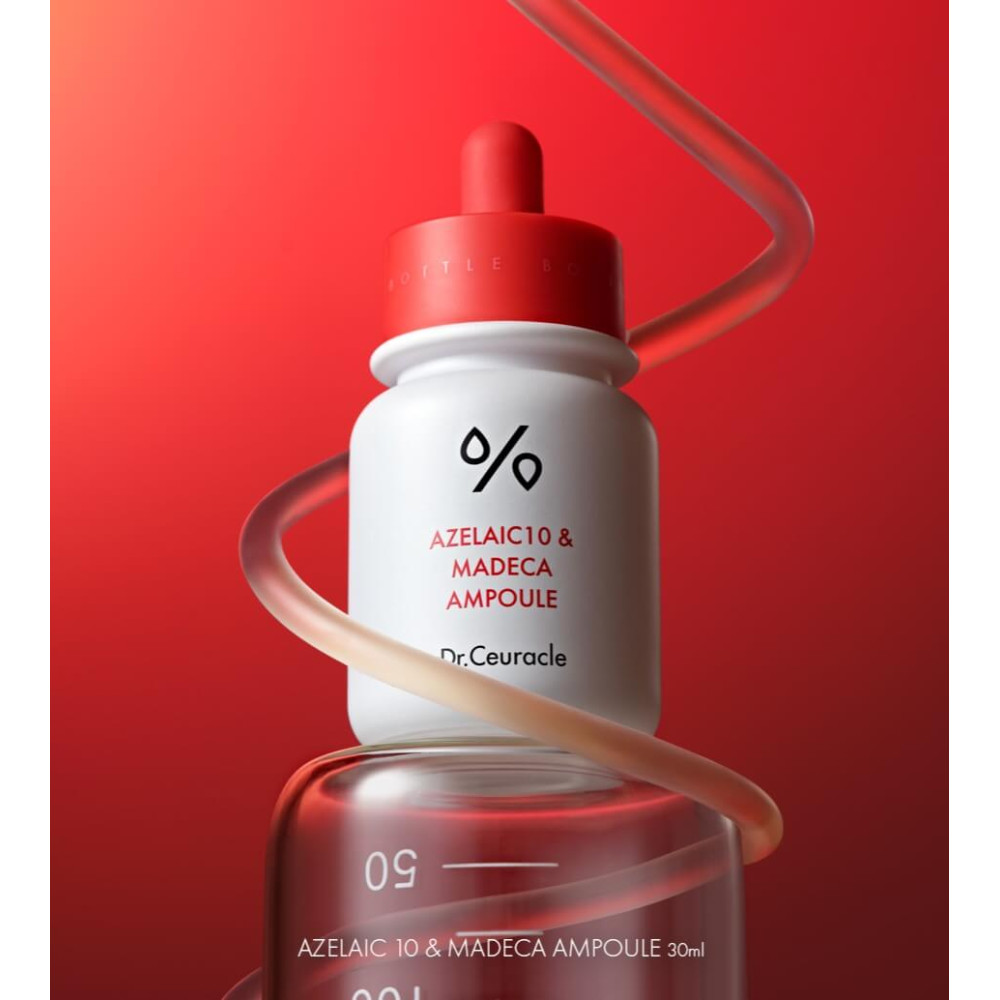 Ампульна сироватка з азелаїновою кислотою - Dr.Ceuracle Azelaic 10 & Madeca Ampoule фото 3