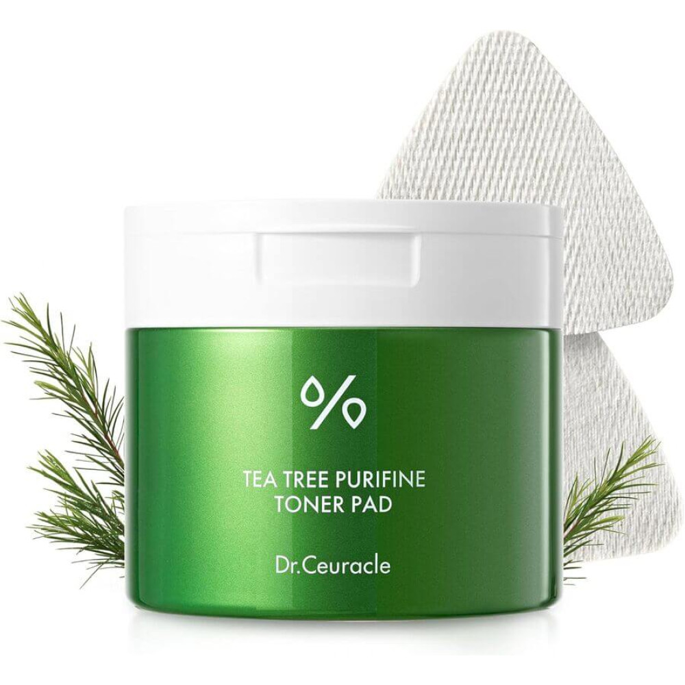 Тонізуючі пади з екстрактом чайного дерева - Dr.Ceuracle Tea Tree Purifine Toner Pad фото 3