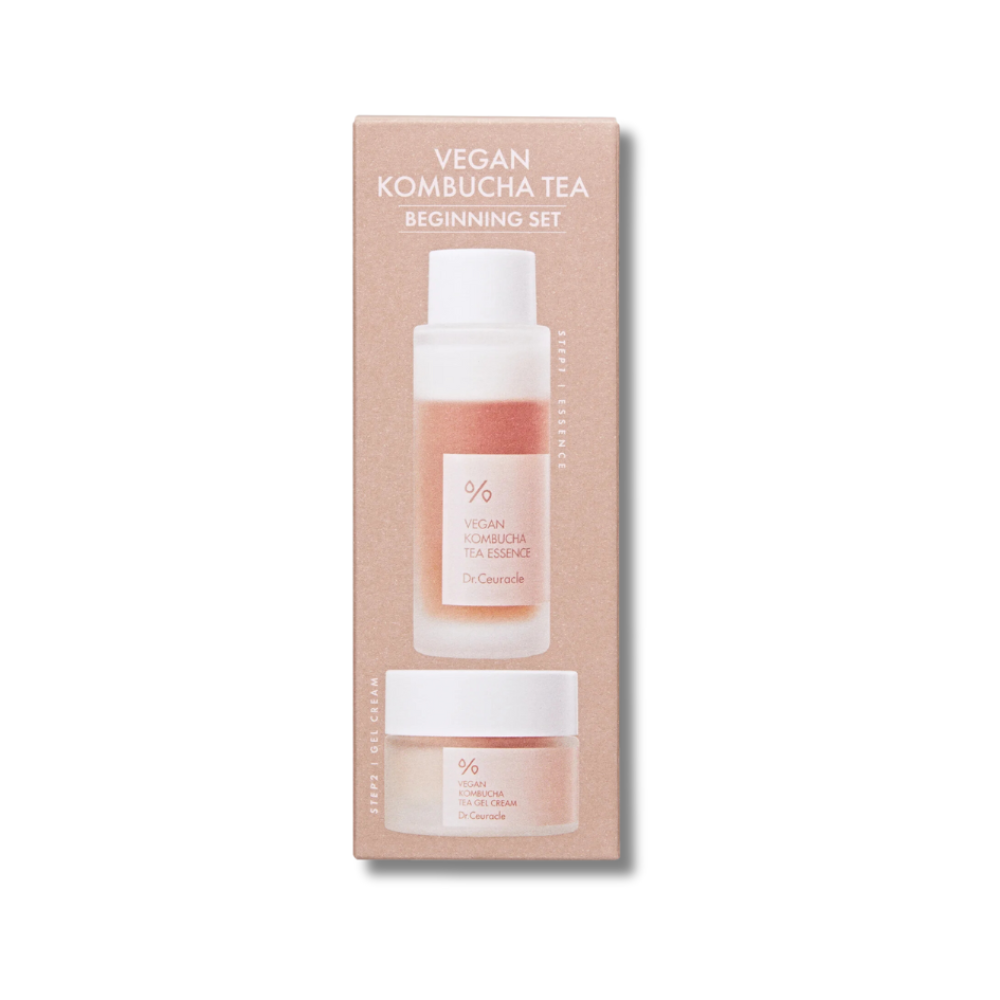 Веганский набор по уходу за кожей с комбучей - Dr.Ceuracle Vegan Kombucha Beginning Set - Фото 1