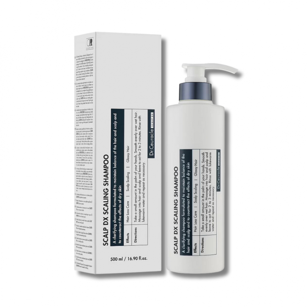 Отшелушивающий шампунь для укрепления волос - Dr. Ceuracle Scalp DX Scaling Shampoo - Фото 1