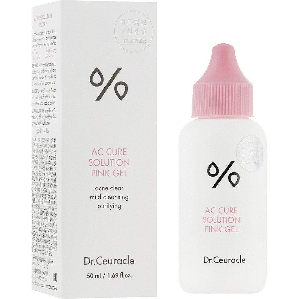 Себорегулирующий очищающий гель для умывания - Dr.Ceuracle Ac Care Solution Pink Gel - Фото 1