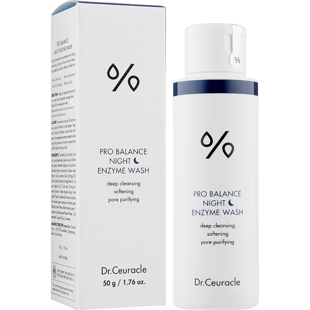  Вечерняя энзимная пудра с пробиотиками - Dr.Ceuracle Pro Balance Night Enzyme Wash - Фото 1