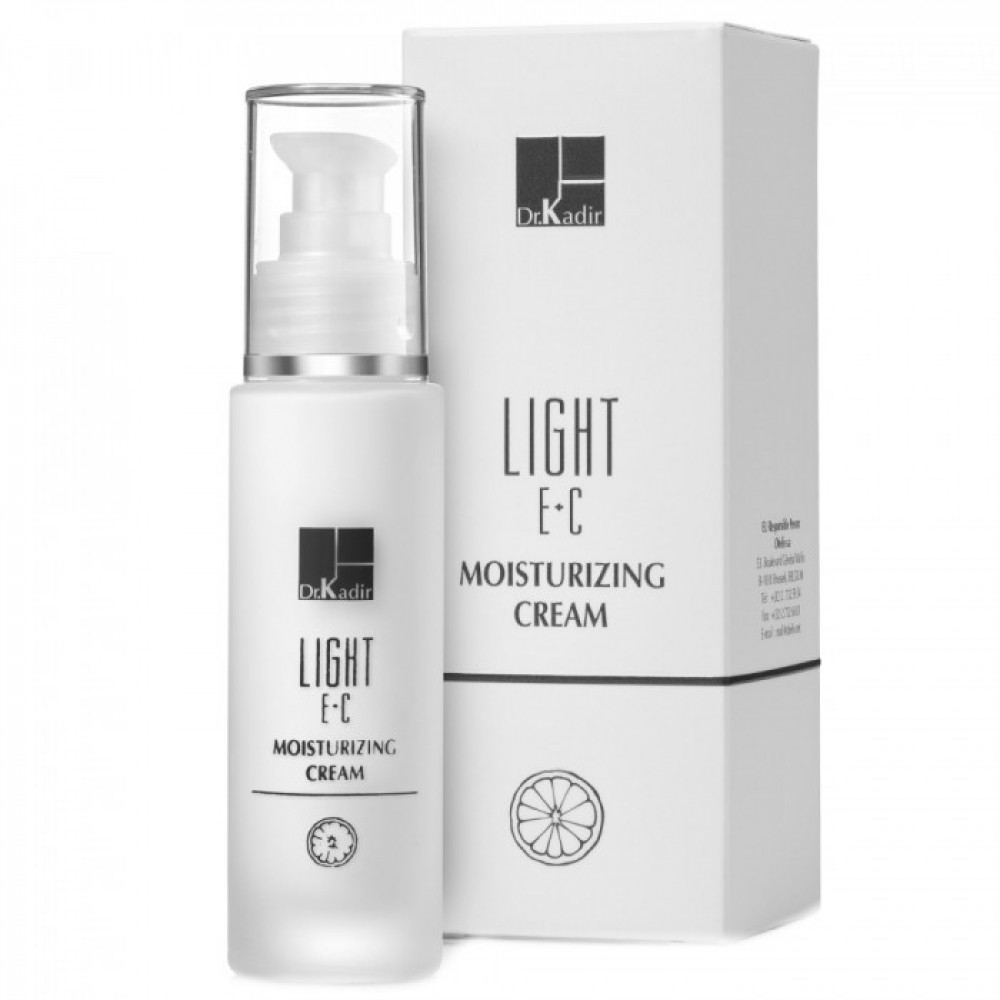  Безмасляний зволожуючий крем c вітамінами Е + С SPF 15 - Dr. Kadir Light E+C Moisturizer Cream - Фото 1