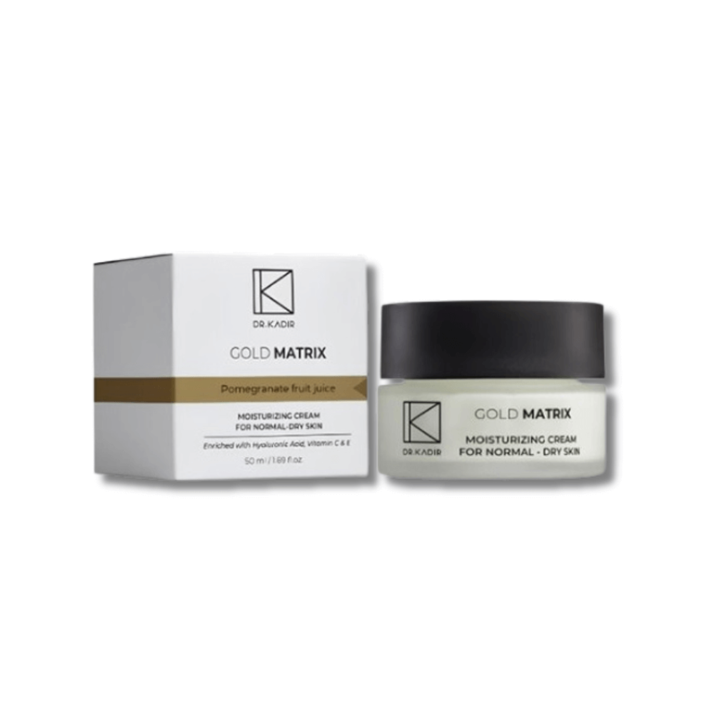  Зволожуючий крем для в'янучої нормальної і сухої шкіри SPF 15 - Dr. Kadir Gold Matrix Moisturizing Cream For Normal / Dry Skin - Фото 1