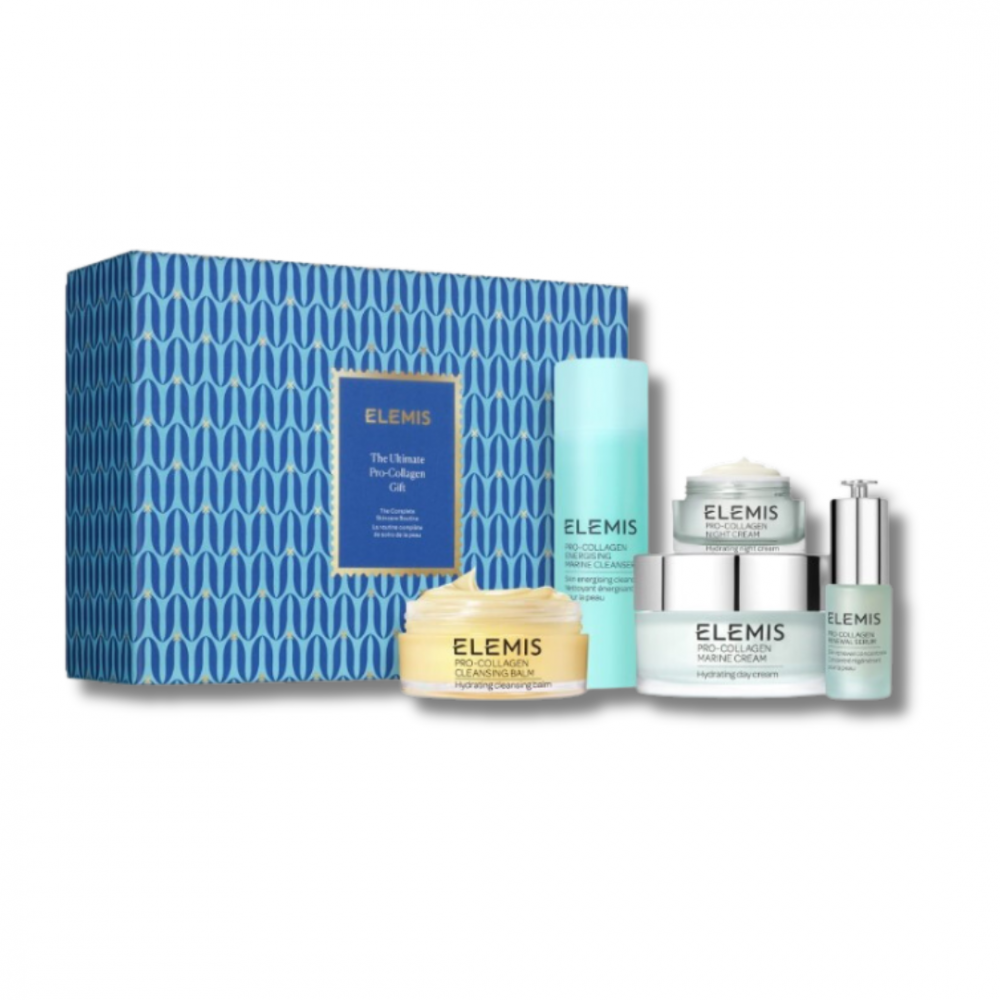 Набір Про-Колаген Розкішний Щоденний догляд за обличчям - Elemis Kit: The Ultimate Pro-Collagen Gift The Complete Skincare Routine - Фото 1