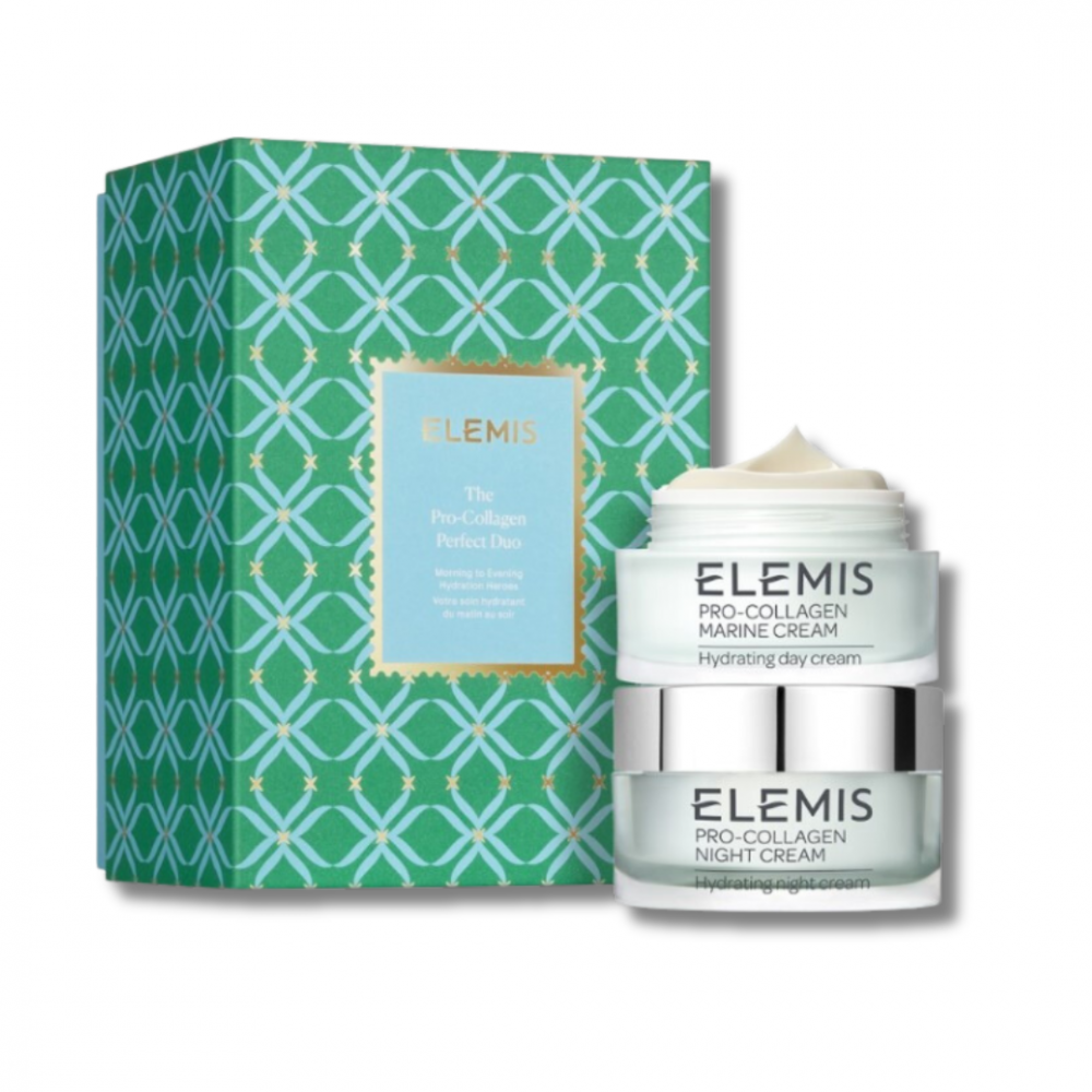 Ідеальний дует Про-колаген Зволоження шкіри вдень та вночі - Elemis Kit:The Pro-Collagen Perfect Duo Morning to Evening Hydration Heroes - Фото 1