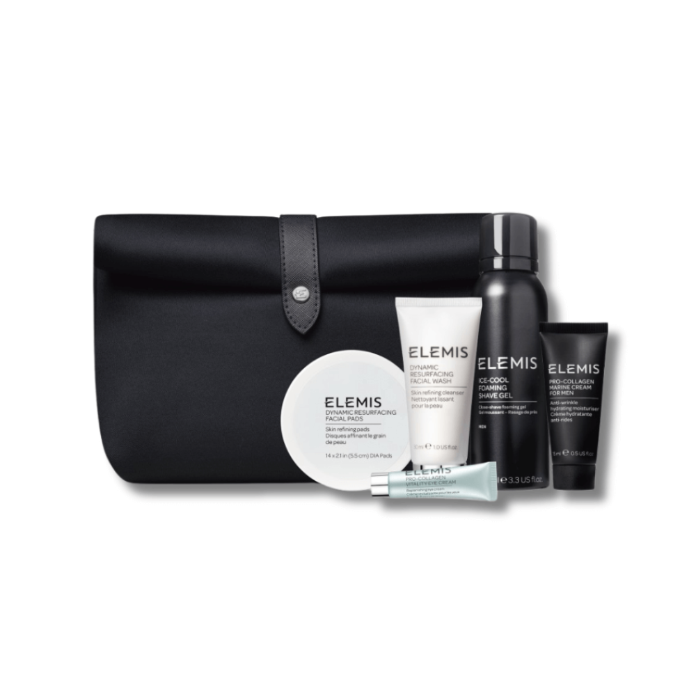 Бестселери для обличчя та тіла в люкс косметичці для нього - Elemis Kit: The Grooming Collection Travel Skincare Favourites for Him - Фото 1