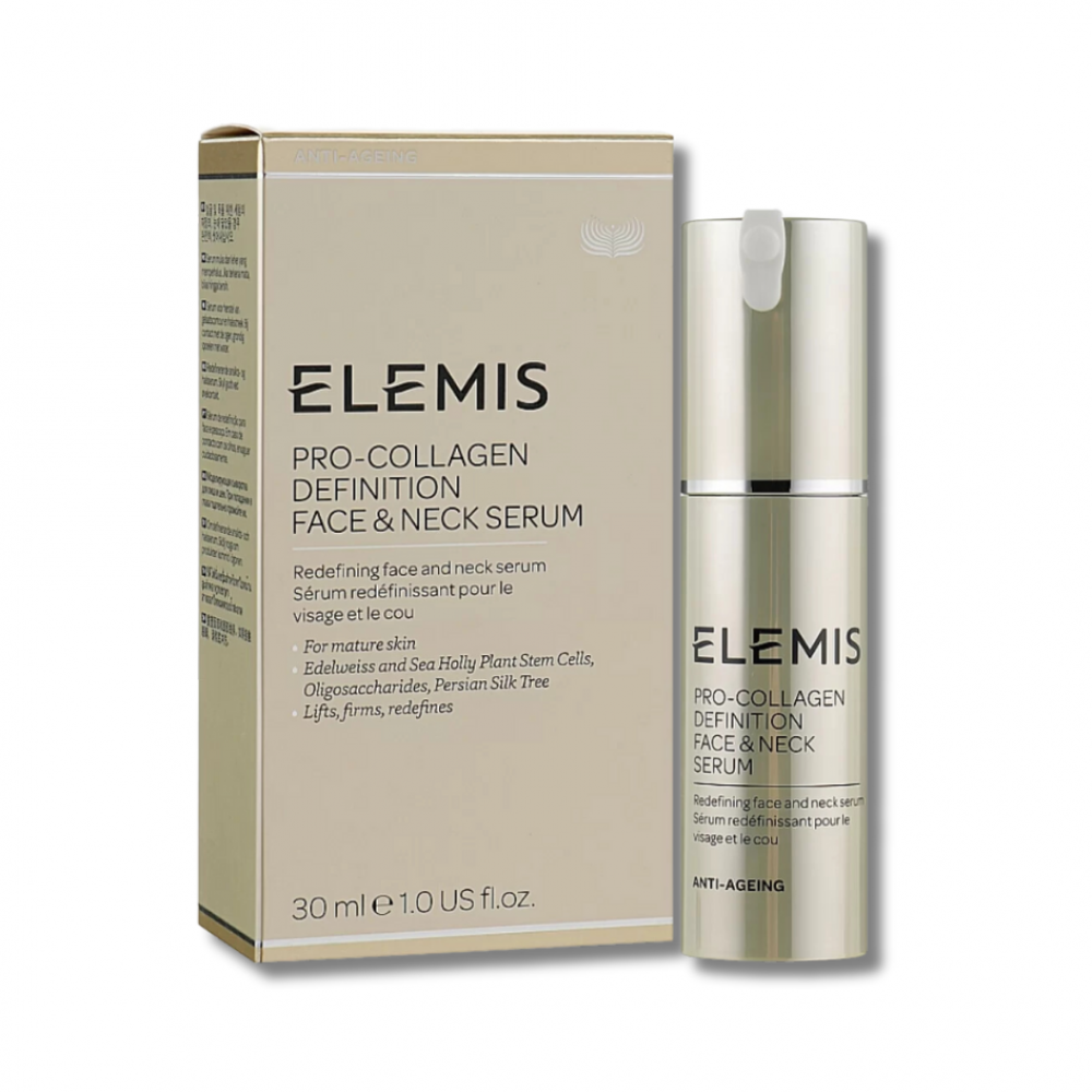 Лифтинг-сыворотка для лица и шеи - Elemis Pro-Collagen Definition Face & Neck Serum - Фото 1