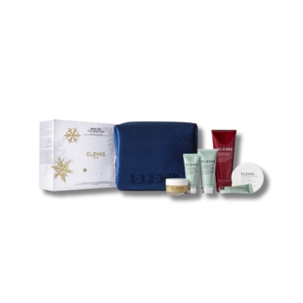 Подарункова косметичка з тревел бестселерами - Elemis Away For The Holidays Kit - Фото 1