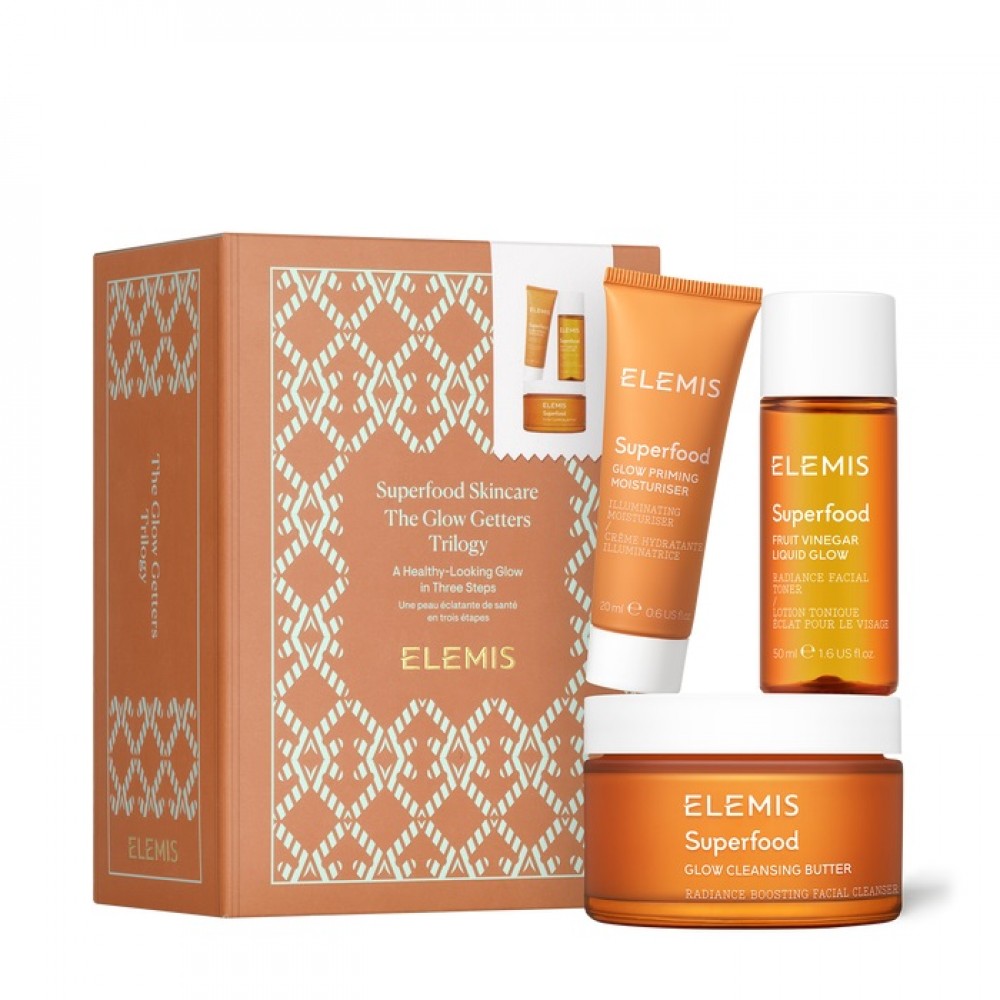 Суперфуд Трио Здоровая кожа - Elemis Superfood The Glow-Getters Trilogy Gift Set - Фото 1