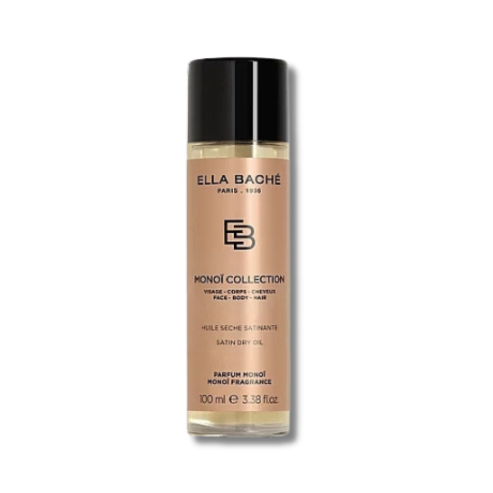Сатинова суха олія для обличчя, тіла та волосся - Ella Bache Satin Dry Oil Monoi Scent
