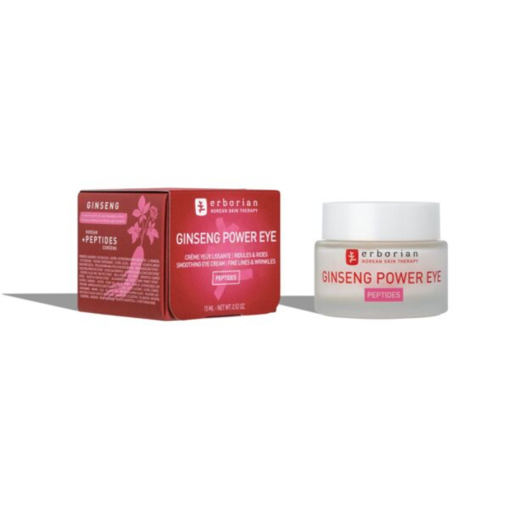 Розгладжувальний крем для контуру очей - Erborian Ginseng Power Eye Cream фото 3