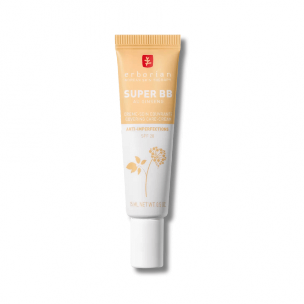 Тонуючий супер ВВ-крем для обличчя (Нюд) - Erborian Super BB Au Ginseng Nude Cream - Фото 1