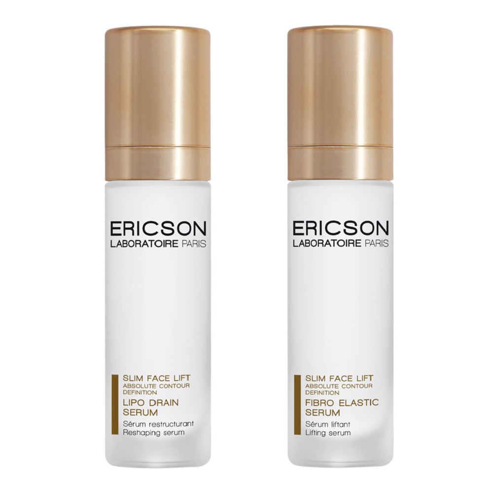 Набір сироваток подвійної дії - Ericson Laboratoire Slim Face Lift Duo Force Serums
