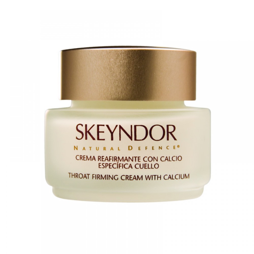 Зміцнювальний крем з кальцієм для шиї та декольте - Skeyndor Natural Defence Throat Firming Cream With Calcium