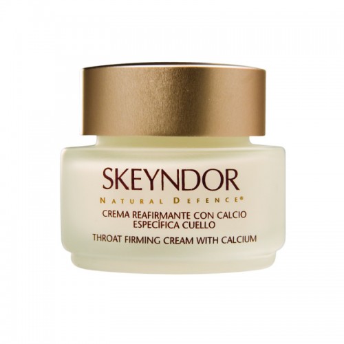Зміцнювальний крем з кальцієм для шиї та декольте - Skeyndor Natural Defence Throat Firming Cream With Calcium фото