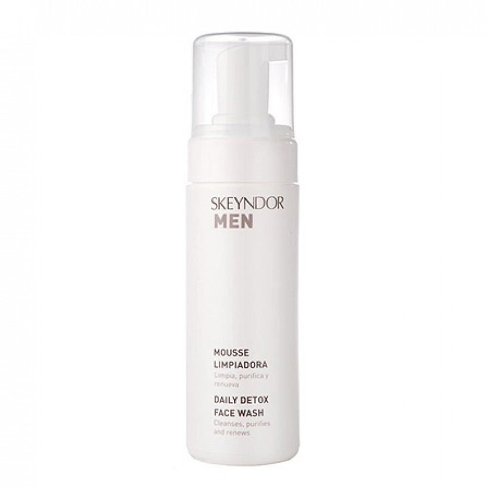 Очищающий мусс для умывания тройного действия - Skeyndor Men Daily Detox Face Wash - Фото 1