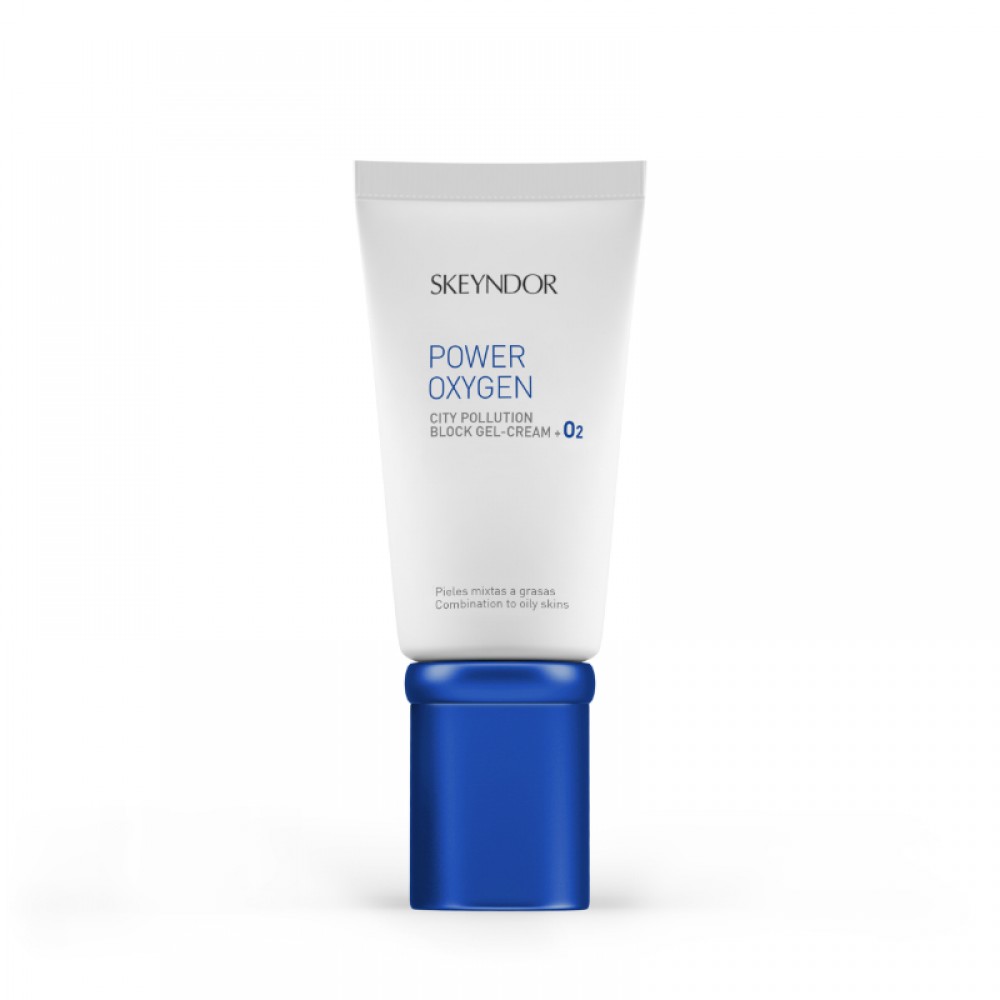 Кислородный детокс гель-крем для комбинированной кожи - Skeyndor Power Oxygen City Pollution Block Gel-Cream + O2 - Фото 1