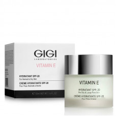 Крем-зволожувач для сухої шкіри SPF-20 - GIGI Vitamin E Moisturizer for Normal to Dry Skin